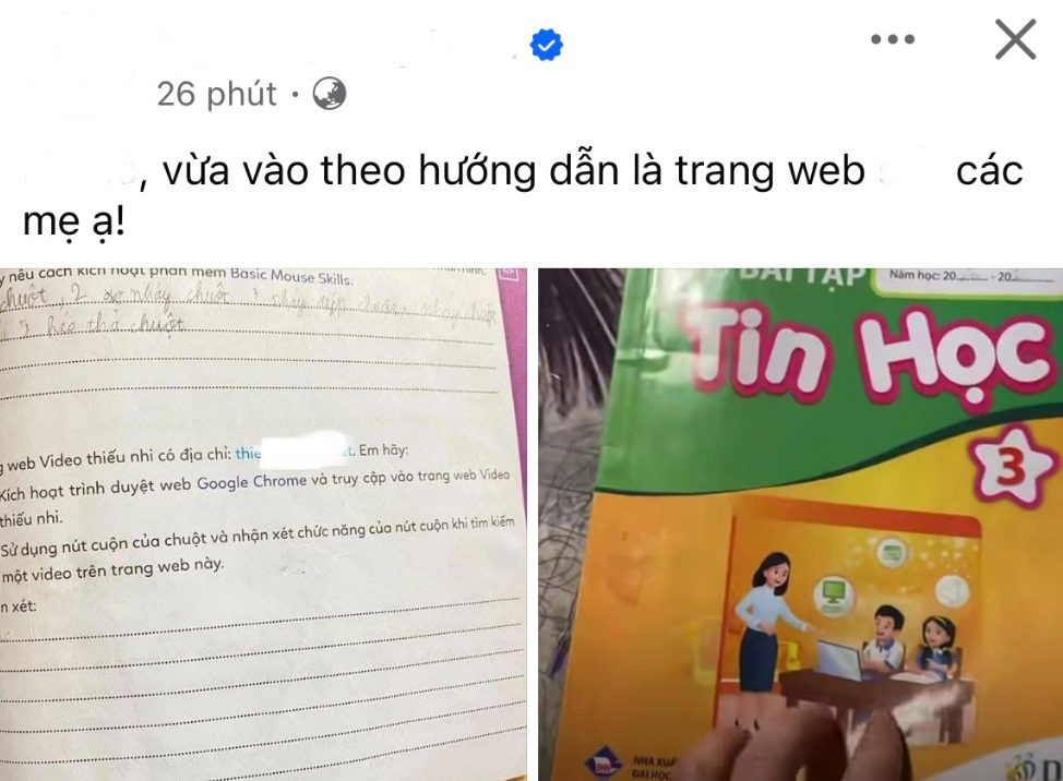 Quét mã QR trong sách giáo khoa: Tưởng con đang học, ai dè lại "vào nhầm" web lậu